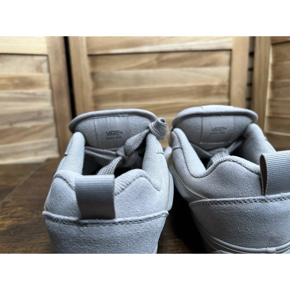 Vans Knu Skool Unisex Gray Low Top Lace Up Casual Sneakers Street Style - Picture 6 of 9